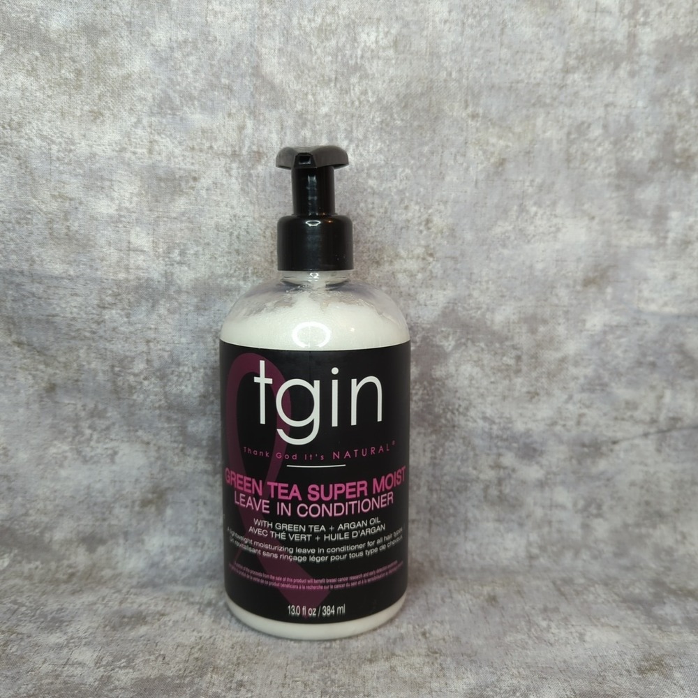 Tgin Green Tea Super Moist Leave In Conditioner with Argan Oil 13 fl oz